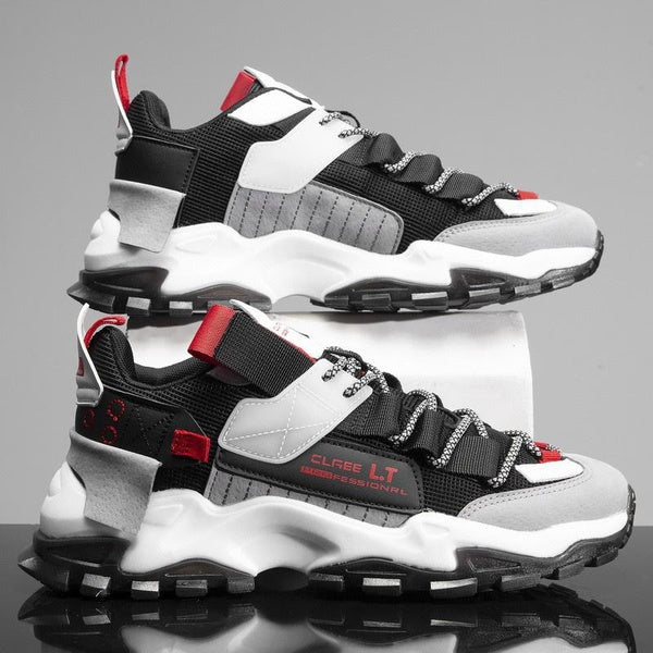 Men's Fashion Running Shoes for Men Sneakers Comfortable Tennis Jogging Athletic Rubber Sole Breathable Non Slip Fashion Shoes