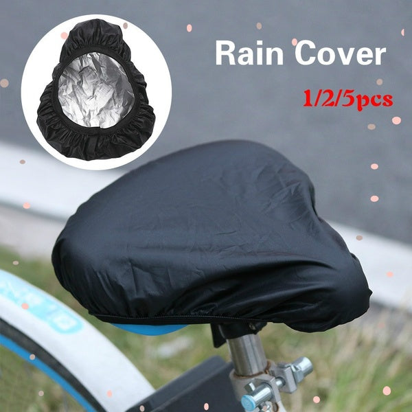 Selles de vélo Housses de protection Sac de siège de vélo étanche Sac de tube avant Housse de pluie arrière pour selle