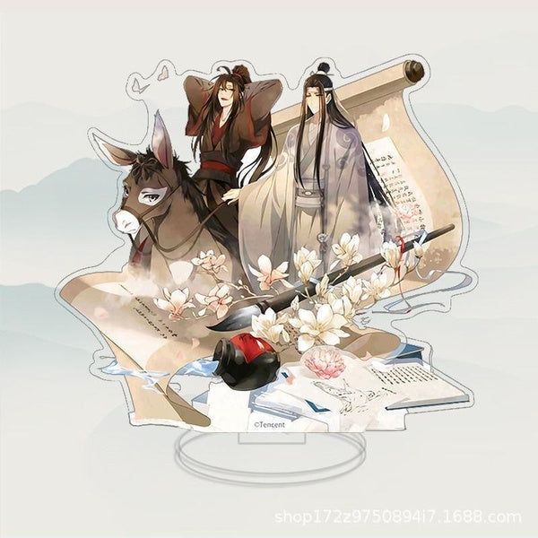 Anime Mo Dao Zu Shi Lan Wangji Wei Wuxian Acrylic Stand Figure Model Cosplay Gifts Collection