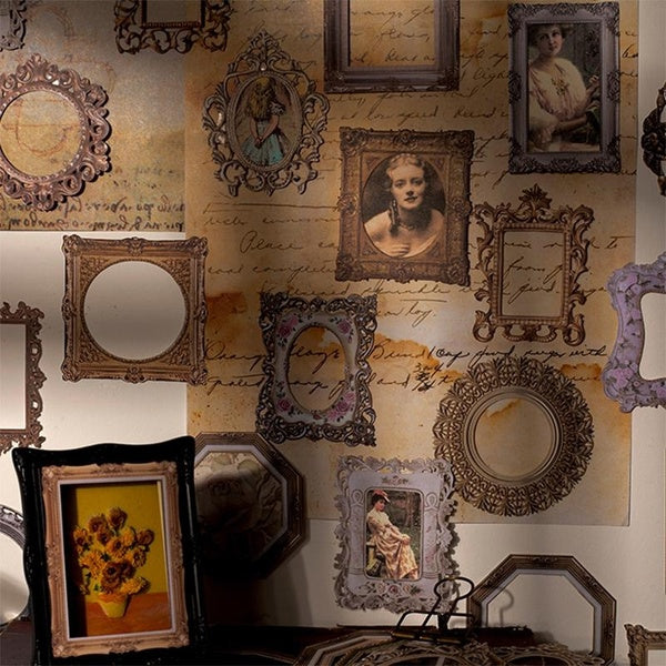 20Pcs-Pack Vintage Frame Collage Series Material Paper Perfect for Journal Decoration Scrapbooking DIY Stationery