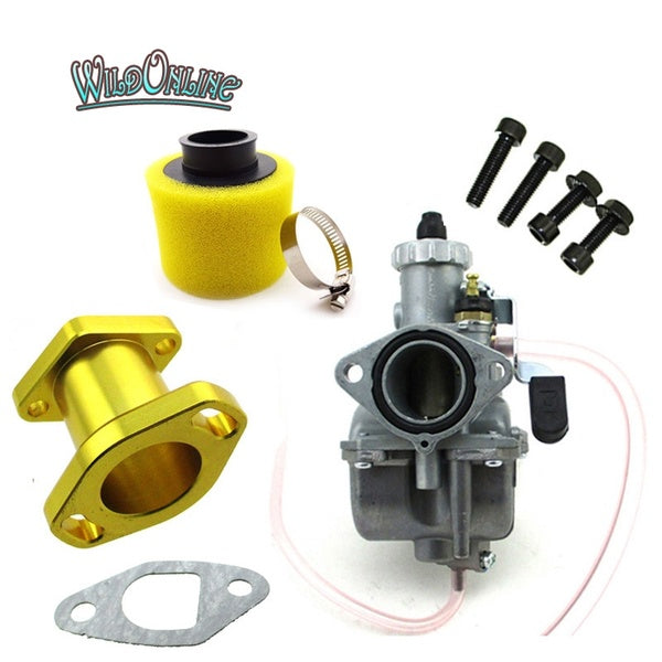 WildOnline Performance Mikuni VM22-3847 Carburetor Kit For Predator 212cc Honda GX200 Chinese 196cc Clone Engines Mini Bike Go Kart