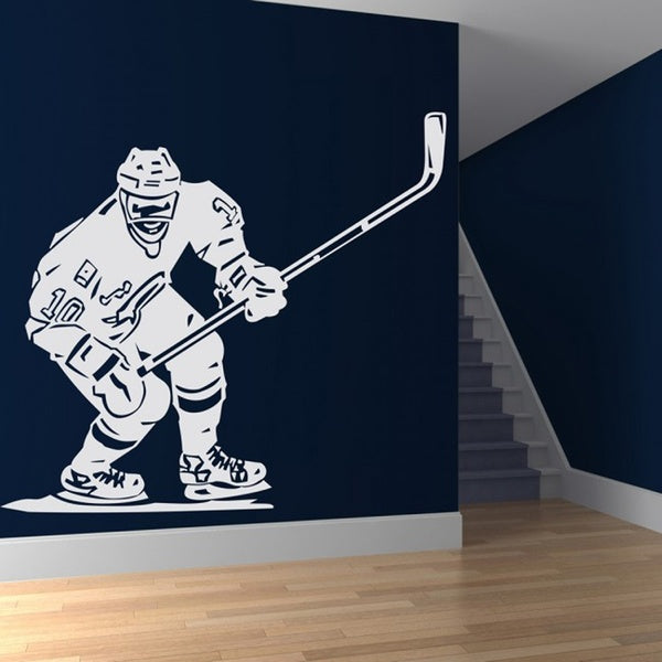 Match de hockey sur glace Stickers muraux patinoire Sport Decor Art Stickers décoration de la maison salon sport garçons chambre sticker mural