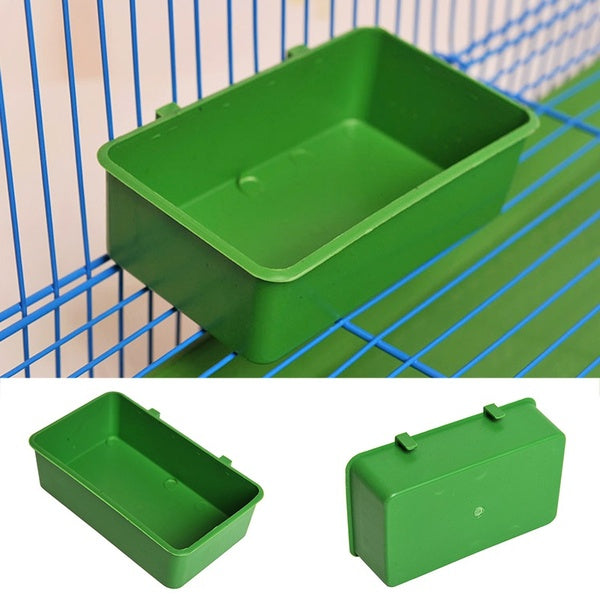 Perroquet oiseau bain baignoire boîte de bain oiseau outil de nettoyage oiseau Cage accessoires en plastique suspendu perroquet baignoire baignoire d