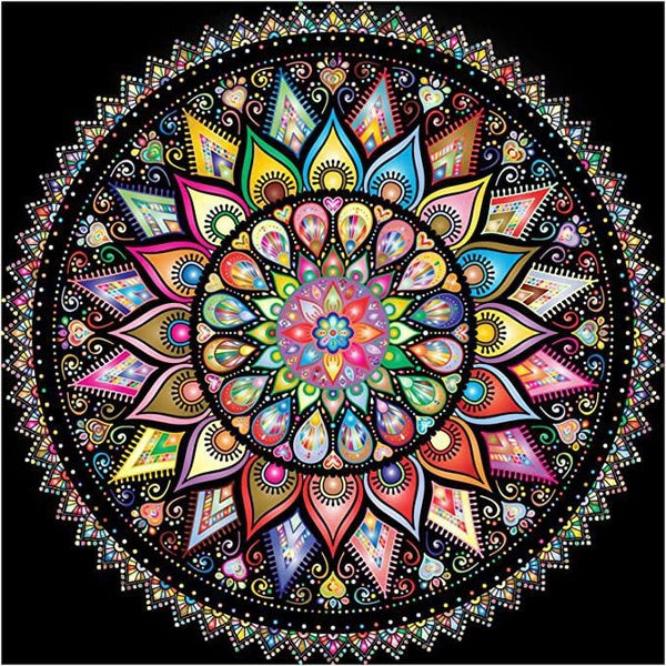Mandala DIY 5D Diamond Painting Full Drill with Number Kits Home and Kitchen Fashion Crystal Rhinestone Cross Stitch Embroidery Paintings Canvas Pict