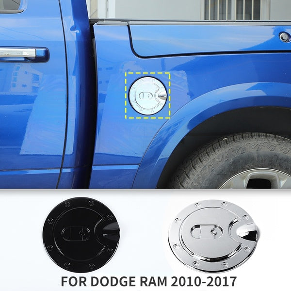Fuel Filler Door Gas Tank Protector Cap Trim Cover for 2010-2017 Dodge RAM ABS Accessories
