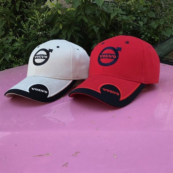 Nouveau style, chapeau universel quatre saisons, chapeau de voiture badge VOLVO, chapeau de soleil, chapeau de baseball, chapeau décontracté, casquet