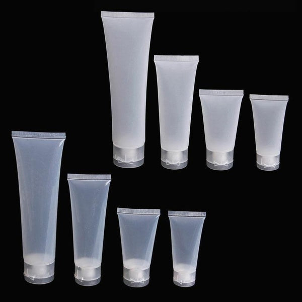5-10pcs-set Empty Portable Travel Tubes Squeeze Cosmetic Containers Cream Lotion Plastic Bottles 20ml 30ml 50ml 100ml