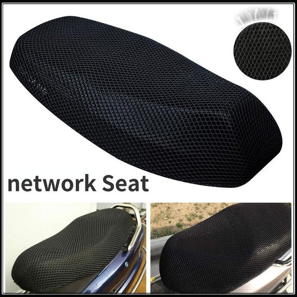 Motorcycle Scooter Electric Bicycle Cover Breathable Heat Insulation 3D Mesh Seat Cover Protector Cushion Summer