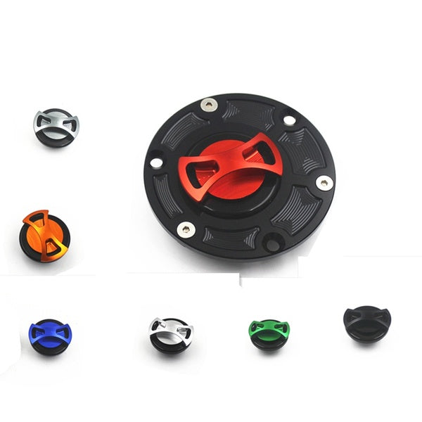 Motorcycle CNC Aluminum Gas Fuel Tank Cap Cover For Aprilia RSV1000 Shiver 750 Tuono 1000 Triumph TT600 Daytona 955i KTN 950