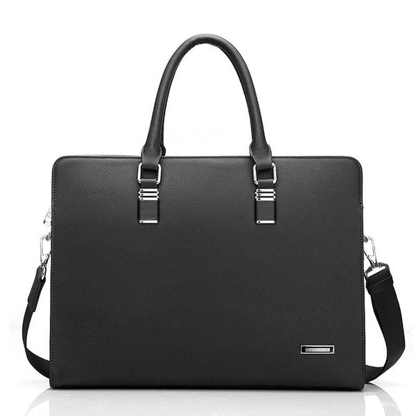 NewStyp 2021 Business Men Genuine Leather Briefcase Bag Computer File Package Shoulder Messenger Bag High Quality 14 inch Laptop Briefcases