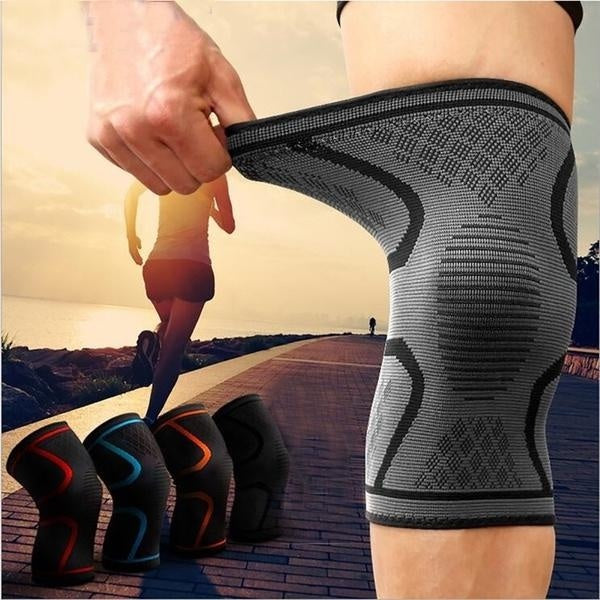 Stay Safe with Knee Compression Sleeves - Sports Safety Gear for Running, Hiking, Basketball - Joint Injury Recovery and Arthritis Pain Relief Brace