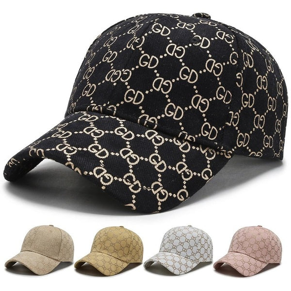 GD letter hat Fashion letter sun hat outdoor sunscreen baseball cap