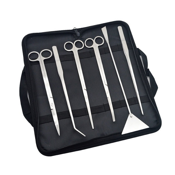 Kit d'outils d'aquarium pince à épiler ciseaux outils de nettoyage en acier inoxydable plantes aquatiques réservoir de poissons accessoires d'aquariu