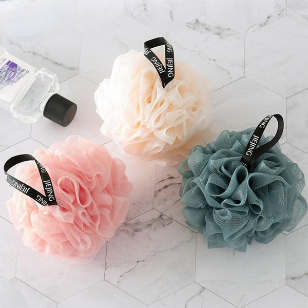 1PC Fashion Bath Ball Bath Site Bathtubs Cool Ball Bath Towel Scrubber Body Cleaning Mesh Shower Wash Sponge - Ideal for Cleansing