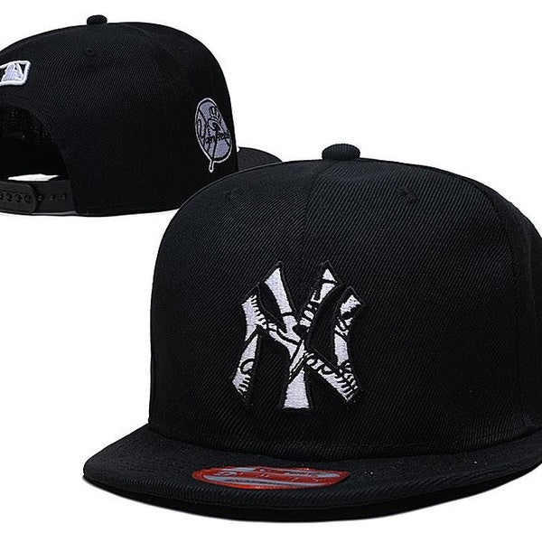 Casquette de baseball ajustable à la mode pour homme et femme, chapeau de style hip-hop, décontracté, avec broderie, à l'arrière, noire, nouveauté, M