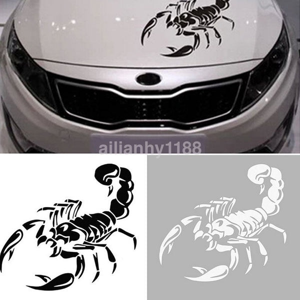 Fashion 3D Scorpion Car Bumper Stickers Vinyl Decal Sticker Scratch Cover