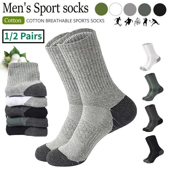 Men's Towel Socks, Running Socks, Professional Sports Socks, Sweat Absorbing Breathable Mesh Socks, Anti-skid Socks, Athletic Socks