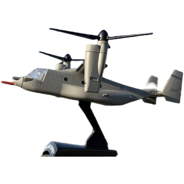 1: 144 Scale Alloy Diecast Military Model USAF Bell Boeing V-22 Osprey Transport Aircraft Model Helicopter Plane Toy For Collection Souvenir Gift Hom