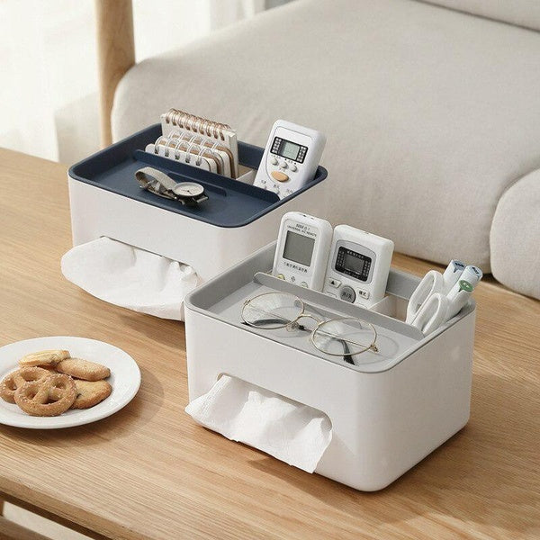 Tissue Box Holder Toilet Paper Box Napkin Holder Case Tissue Paper Dispenser Paper Towel Remote Control Storage Box Tissue Boxes