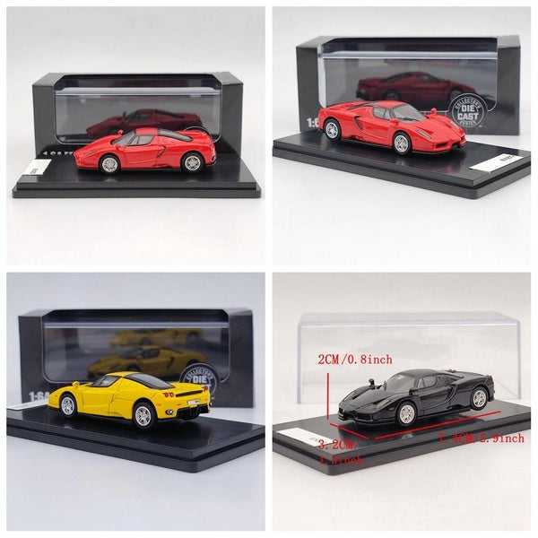 1-64 Scale Enzo Supercar Diecast Metal Sports Car Model Collectible Christmas Thanksgiving Gift