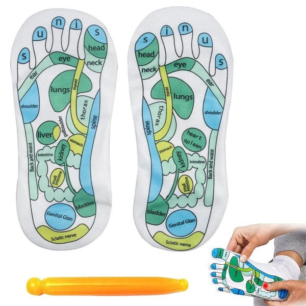 Reflexology Socks with Massage Tool Reflexology Socks for Foot Massage Tired Body Relieve Acupressure Socks, Foot Pressure Point Socks with Massaging