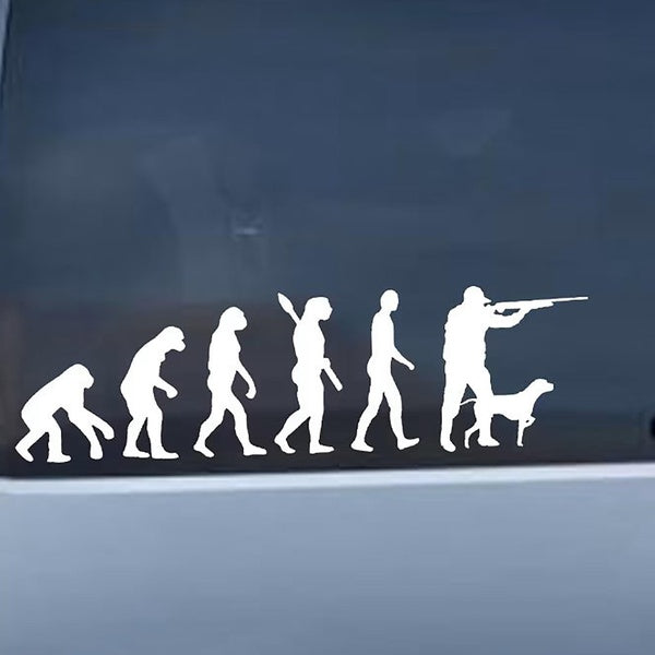 2pcs, Evolution Hunts Hunter Sticker Evolution Car Sticker Funny Car Decal Sticker