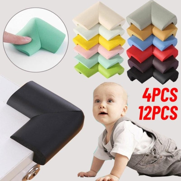 4pcs-12pcs Baby Safety Table Corner Edge Guard Protector Anti-Collision Angle Cushion Furniture Corner Guards Cushion Protective Pad for Child Infant