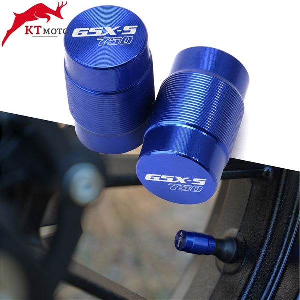 For SUZUKI GSX-S750 GSXS 750 GSX-S1000 GSXS 1000 ALL YEAR Motorcycles CNC Wheel Tire Valve Stem Caps Airtight Covers