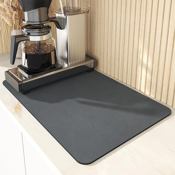 Coffee Mat - Coffee Bar Mat for Countertop, Absorbent Hide Stain Anti-Slip Coffee Bar Accessories Under Espresso Machine Coffee Maker Mat