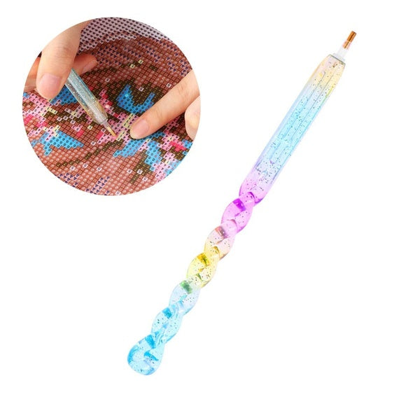 DIY 5D Diamond Point Drill Pen Broderie Outil Peinture Point De Croix Accessoires Couture Artisanat (1pc)
