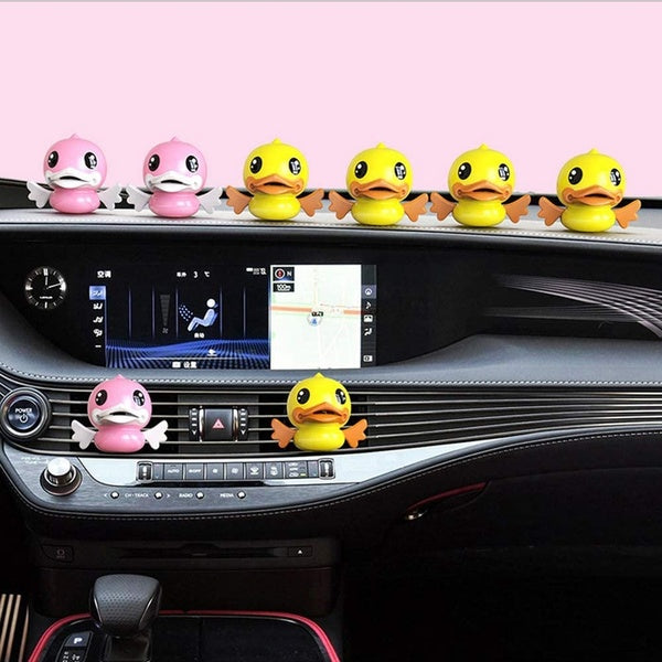 TUSFTAY Little Flying Duck Auto Perfume Air Conditioning Vent Clips,Creative car air freshener Vent Clip, Air Outlet Fragrance Clip,Solid Air Freshen