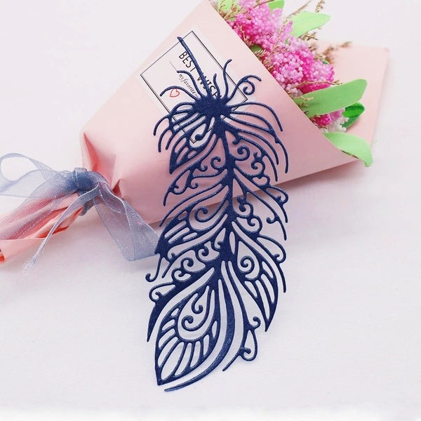 DIY Feather Leaf Decoration Metal Cutting Dies Stencils for Scrapbooking-photo Album Decorative Embossing Paper Cards