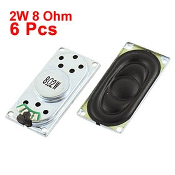 6 Pcs Notebook Audio Magnétique Haut-Parleur Amplificateur Haut-Parleur 2W 8 Ohm