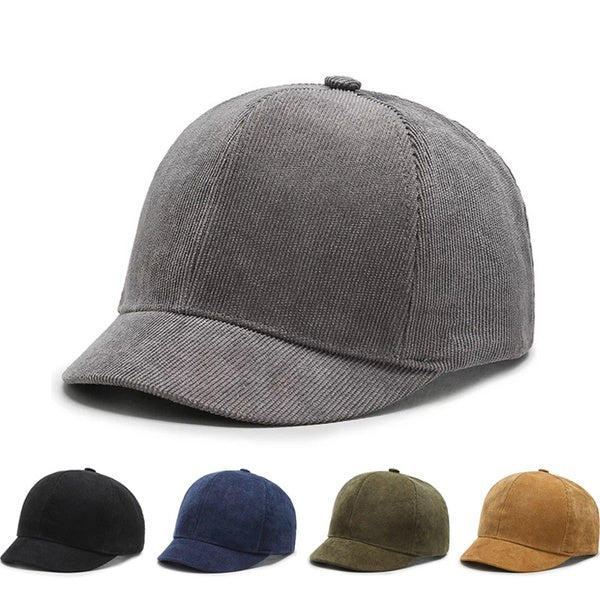 2022 Casquette de Baseball à bord court hommes femmes solide papa chapeau automne hiver Os Casquette Homme rue Hip Hop casquettes