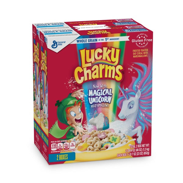 Lucky Charms with Marshmallows (46 oz, 2 pk)