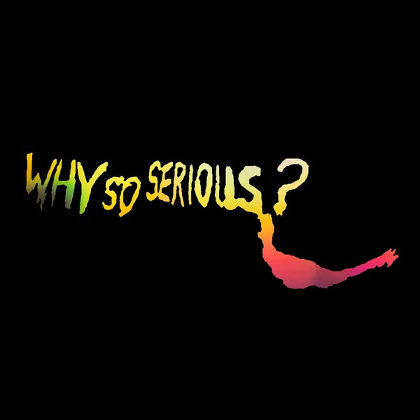 2pcs 20CM Smile Why So Serious Decal Joker Vinyl Car Sticker