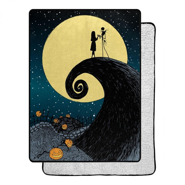Nightmare Before Christmas Starry Night 60 X 80 Silk Touch Throw