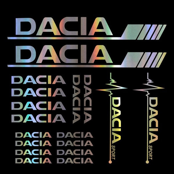 Car Sticker For Renault Dacia Auto Side Stripe DIY window sticker tires & rim rearview mirror Decal Car Tuning Accessories