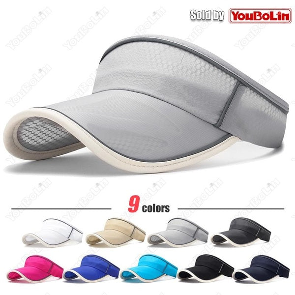 Summer hat new outdoor sun visor Korean version ins sports hat women's trendy running sun hat empty top baseball cap