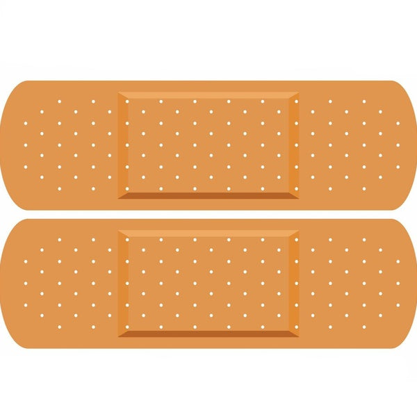 Band aid Bandage Dent Ding Scratch Cover Car Vinyl Decal Sticker 2 PACK