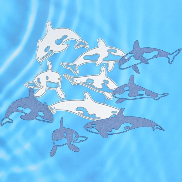 Animal requin métal matrices de découpe pour bricolage Scrapbooking Album carte fabrication papier artisanat gaufrage meurt