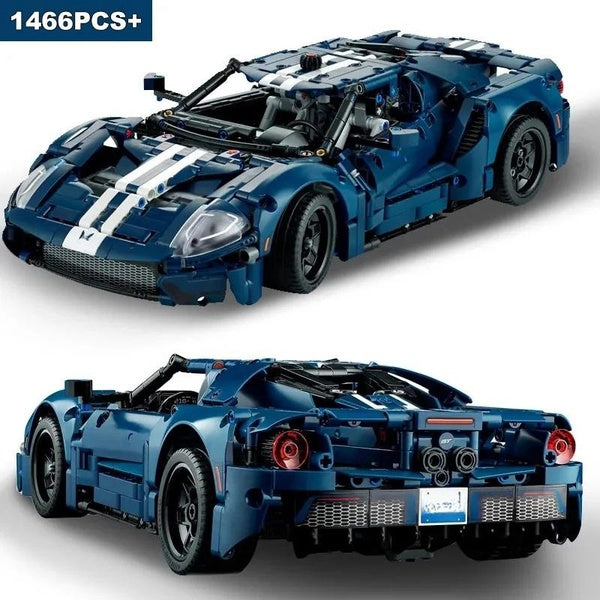 New 1466PCs Technical GT Speed Sports Car Building Blocks MOC 42154 Set Model Racing Vehicle Assemble Toys Bricks for Kids Gifts