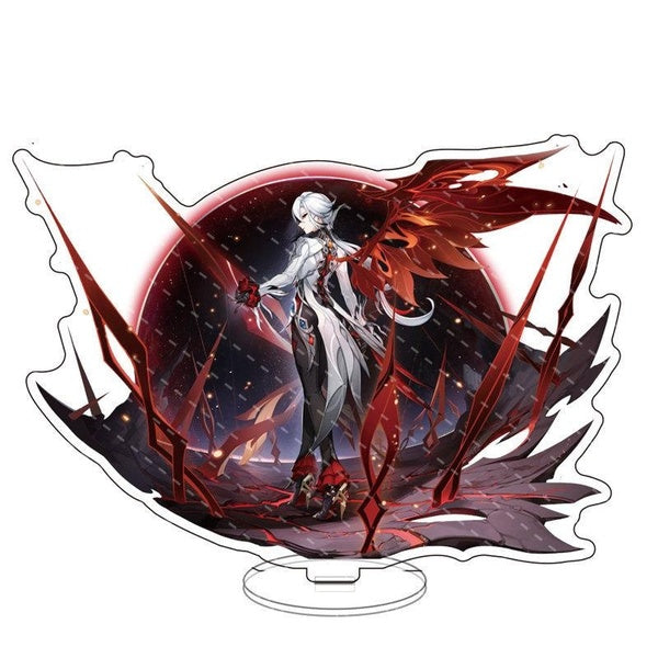 Genshin Impact Arlecchino Anime stand figure model decoration gifts Cosplay