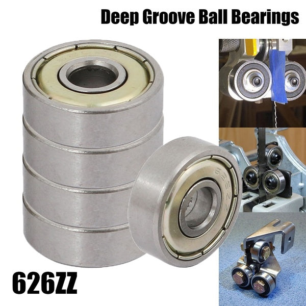 626ZZ Roulement à billes à rainure radiale miniature double blindé radial 6mmx19mmx6mm