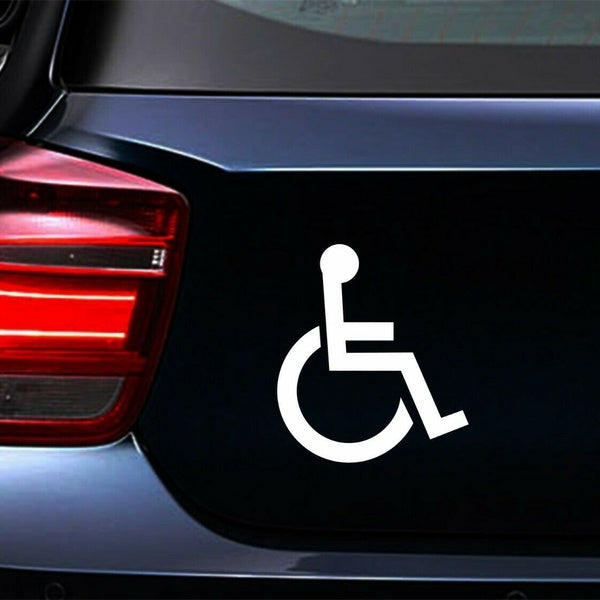 Handicap Disabled Symbol Car Window Bumper Laptop Motorbike Vinyl Decal Sticker