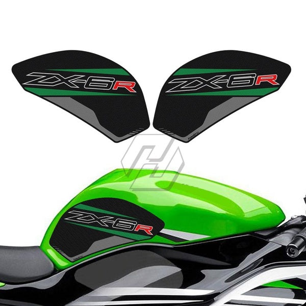 Motorcycle Side Tank Pad Protection Knee Grip Anti-slip for Kawasaki ZX-6R ZX6R 2009-2016