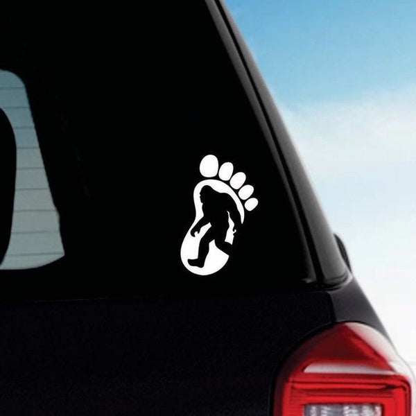 Bigfoot bumper sticker, bigfoot car decal, yeti vinyl decal, sasquatch car sticker, yeti laptop decal, bigfoot laptop sticker