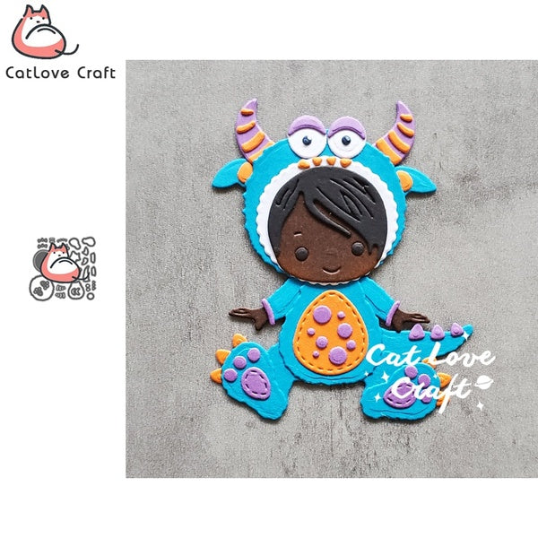 Catlove Freak bébé Animal métal matrices de découpe Scrapbooking moule pochoir découpes carte faisant artisanat gaufrage nouveaux matrices pour 2020