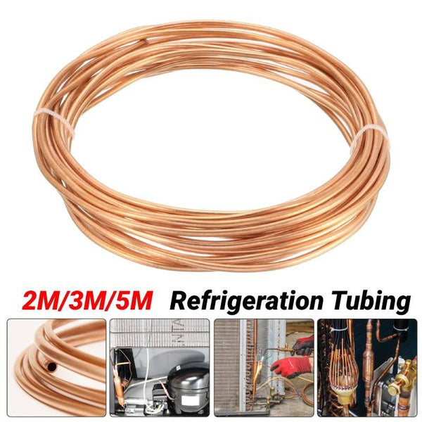 6.5Ft-9.8Ft-16Ft tubes de réfrigération bobine de tubes en cuivre pour réfrigérateur congélateur climatiseur réfrigération plomberie