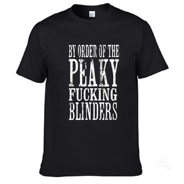 New Summer Mens Personality T Shirt Casual T Shirt Cotton Hot Brand Men's T-shirts Peaky Blinders